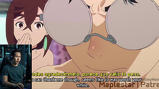 Japanese Anime Reaction Momo Chan and Okarun