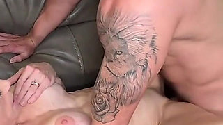 Big Cocked College Stud Makes Muscle Babes Cum