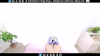 Sexy Japanese girl Cocona Himekawa pleases her boyfriend,in VR.