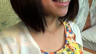 Great close up in japanese teen blowjob pov