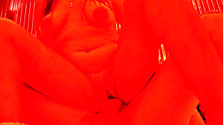 femdom fucking my cuckold in amazon position to my cuckold in the living room