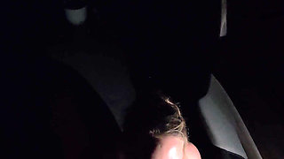 Big Dick Handjob and Car Blowjob Two Cum Loads
