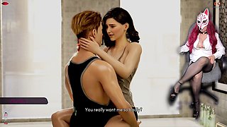 Porn game, tights, cartoon