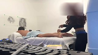 Legit Colombian RMT gives into Monster Asian Cock 2nd Appointment