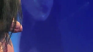 Tattooed Brunette Gets Gangbanged Hard and Covered in Multiple Cumshots