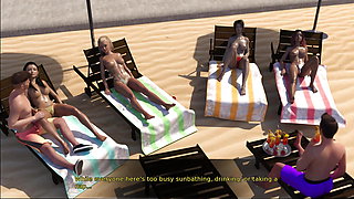 Resort of Temptation Episode 5 Liam know how to please these woman they all went topless on the beach