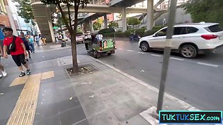 Nice Thai COUGAR picked up and romped firm