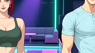With Great Pleasure #12 - Animated Ai XXX Game - a Hot Foot Job with a MILF