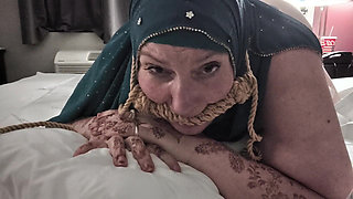 Hijabi Cripple Bum BDSM From Both Angles