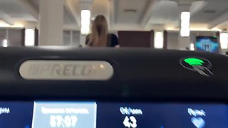 Californiababe - Quick Fuck In The Gym. Risky Public Se