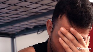 Maximo Garcia's Redhead Passion Ignites in a British Hostel