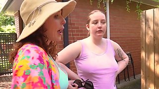 Big lesbian ladies end up fucking each other with fists