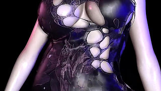 Sculpted Seduction: 3D Girl Model - 3D Animation Hentai